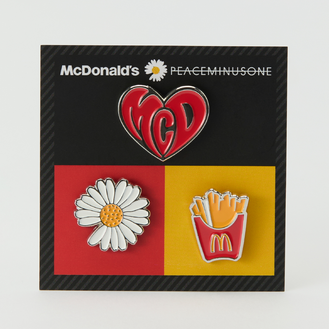 McDonald's x PEACEMINUSONE: PIN SET
